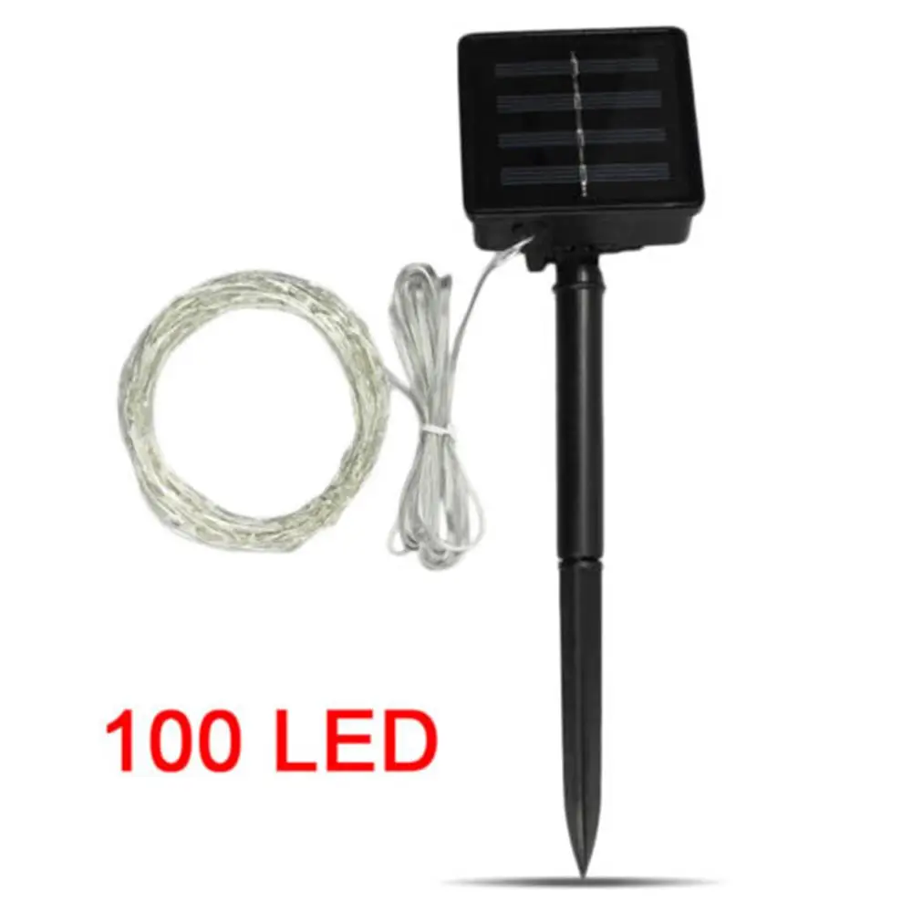 

Garden Landscape Lamp Fairy String Fairy String Light Romantic Durable Wedding Outdoor Yard Super Bright Solar 100 LED