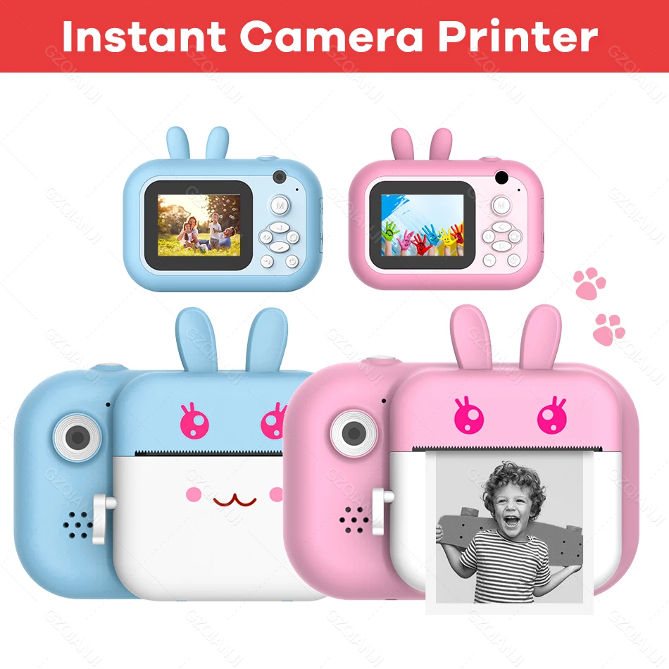 Камера для мгновенной печати детский фотопринтер сенсорный экран камера детей