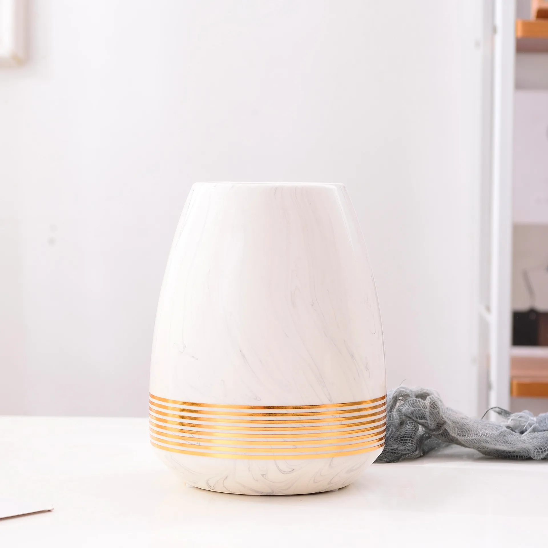 Настольные мраморные украшения для обеденного стола ваза с цветами свадебное