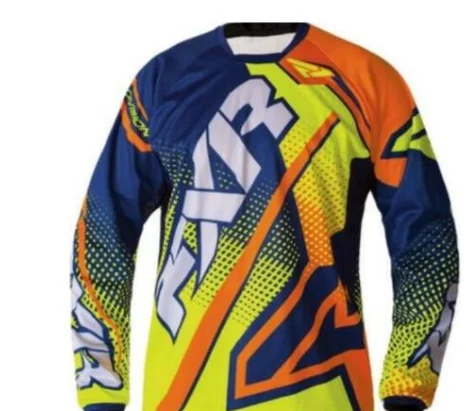 Nuevo CWF enduro Джерси для мотокросса mx bicicleta mtb ciclismo camiseta hombres verano equipo dh manga larga ropa de|Майки