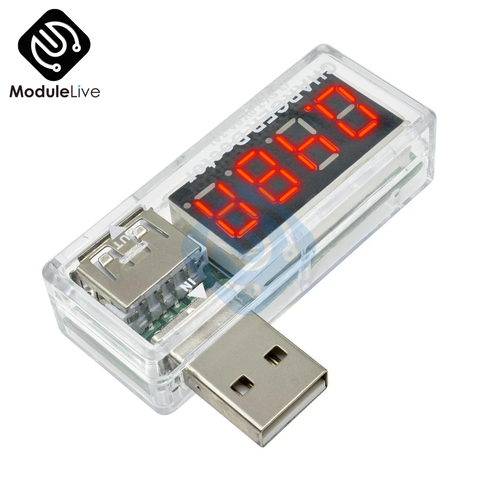 Новый цифровой дисплей мини USB измеритель напряжения тока тестер батареи