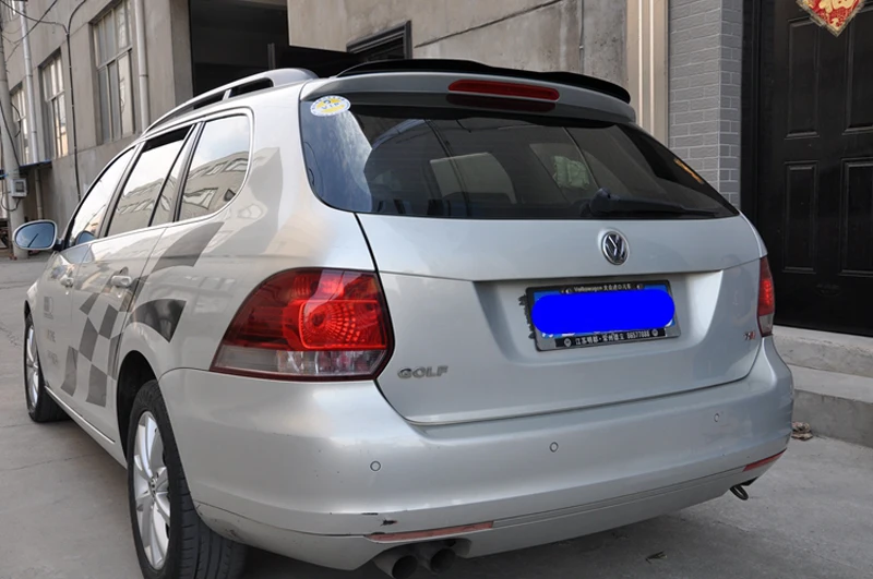 Для Volkswagen VW Golf 6 MK6 спойлер вагона 2010 2013 Модель светильник высокого качества ABS