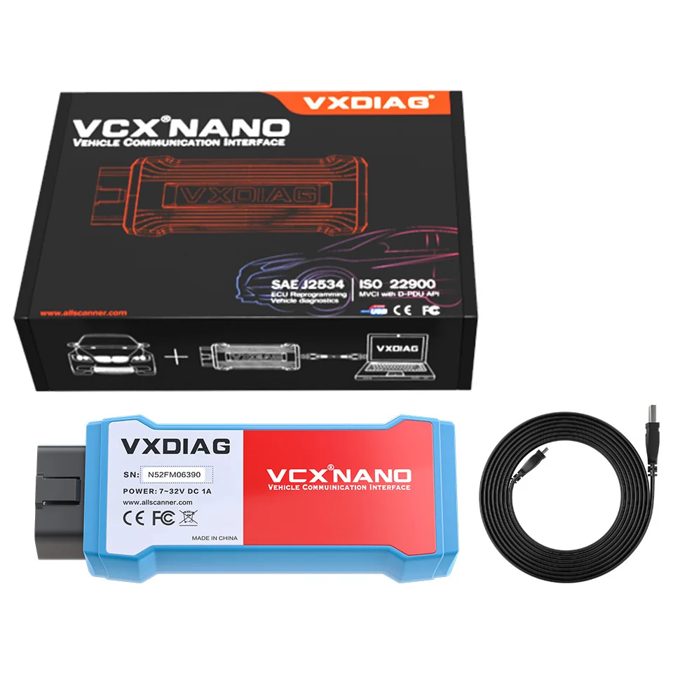 Obd2 VXDIAG VCX NANO для Ford автомобильный диагностический инструмент Mazda IDS V120