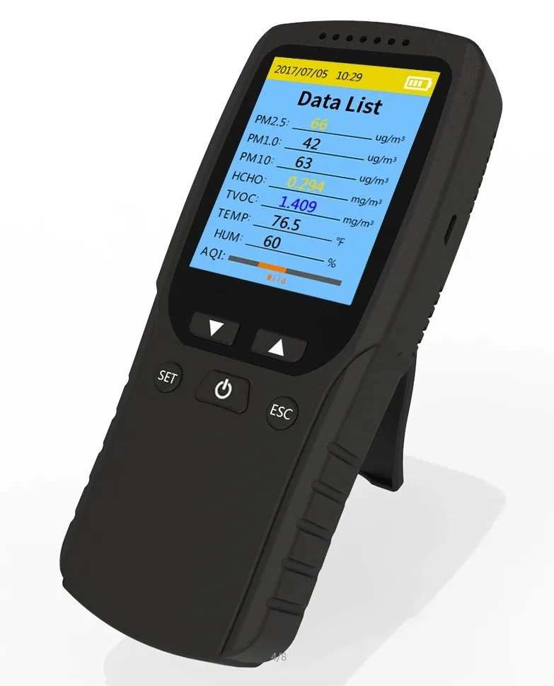 Многофункциональный детектор воздушного газа держатель монитора в реальном