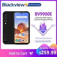 Blackview BV9900E Android Helio P90 Octa Core 6 128GB IP68 Rugged Mobile Phone 48MP Quad Rear Camera NFC Smartphone Global