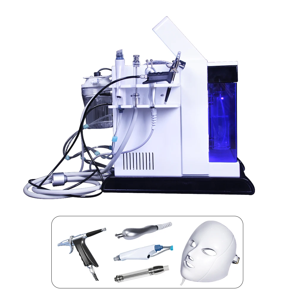 Многофункциональный Гидравлический 7 цветов светодиодный уход за кожей