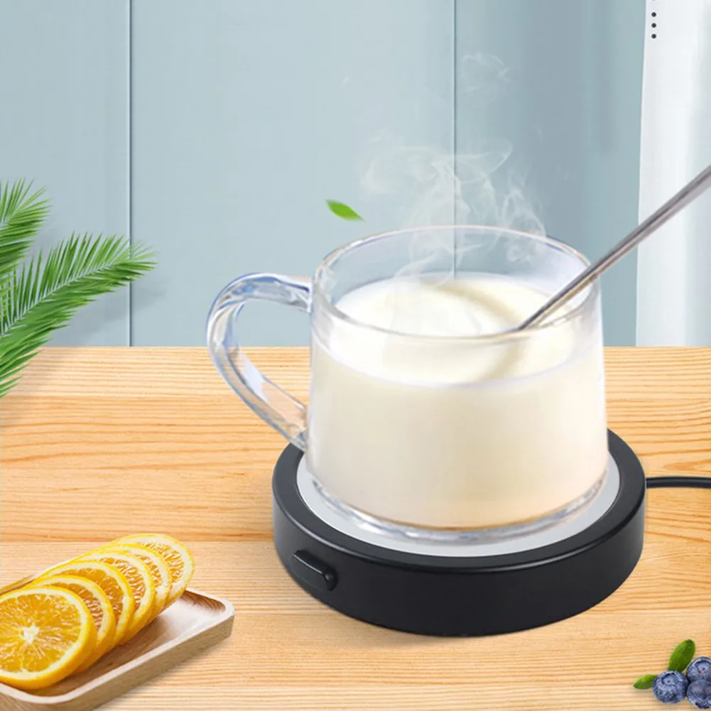 

Cup Heater Coffee Mug Warmer Use Electric Beverage Cup Warmer Heating Coasters Plate Pad For Cocoa Tea Water Milk