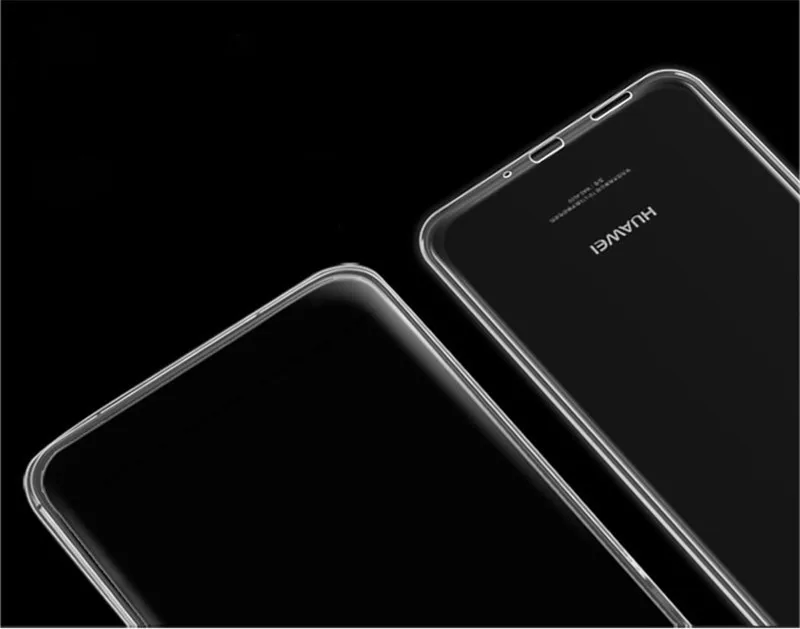 Ультратонкий Прозрачный чехол из ТПУ для Huawei P10 lite мягкий силиконовый с