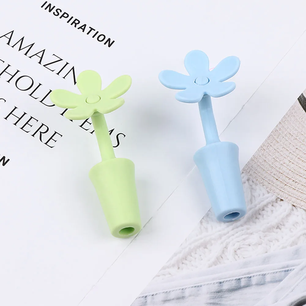 Силиконовые в форме цветка винного пива чехол для бутылок Пробка Крышка напиток