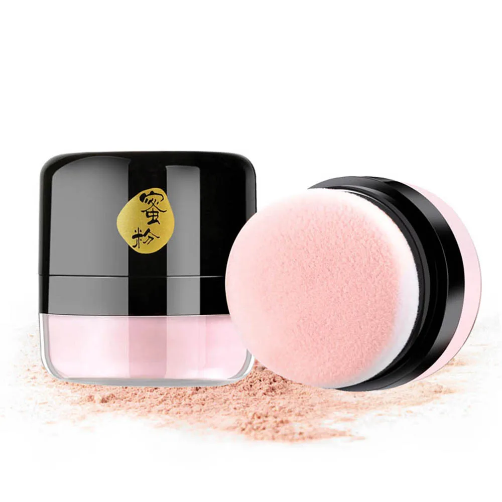 Профессиональная гладкая блестящая пудра для макияжа прозрачная