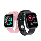 Новинка, мужские и женские спортивные умные часы, браслет для мониторинга артериального давления и сердечного ритма для Android и IOS Y68, монитор, фитнес-трекер