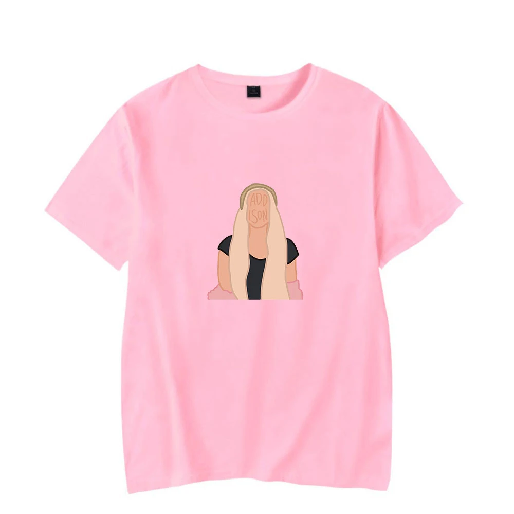 

Popular Summer Addison Rae T Shirt Men Women Tees New Fashion Print Addison Rae Boys Girls Short Sleeve Hip Hop White T shirt