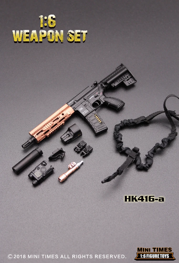 1/6 весы мини-игрушки 1/6 HK416 серии M4 винтовка оружие Модель игрушки для 1" фигурки аксессуары коллекции игрушки