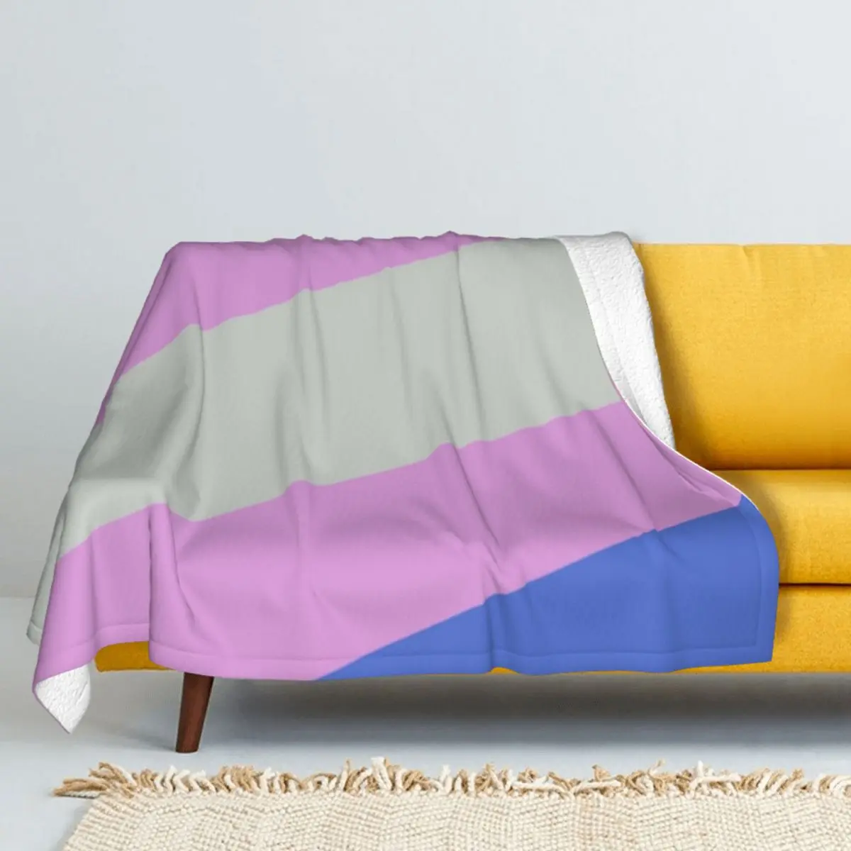 

Зимнее утепленное кашемировое одеяло с флисовой подкладкой