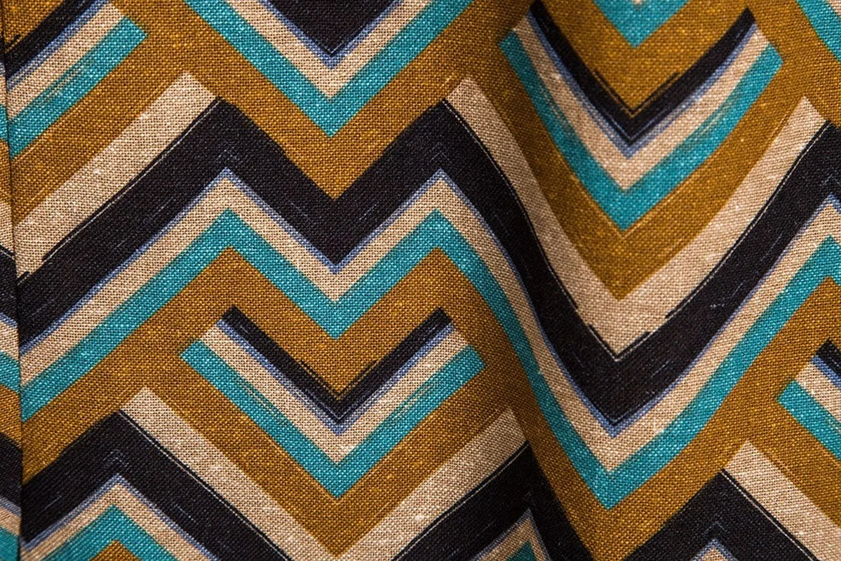 

European Version of The Large Size Shirt 2021 Summer New Cotton and Linen Geometric Diamond British Short Sleeve Shirt