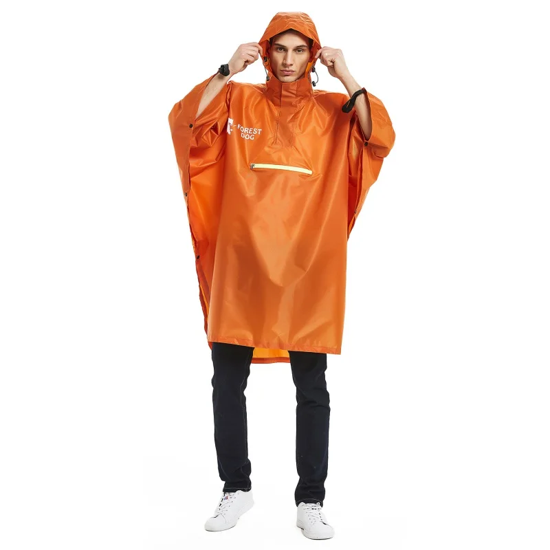 Outdoor Camping Tent Mat Rain Cover Raincoat Backpack Hooded Hiking Poncho | Спорт и развлечения