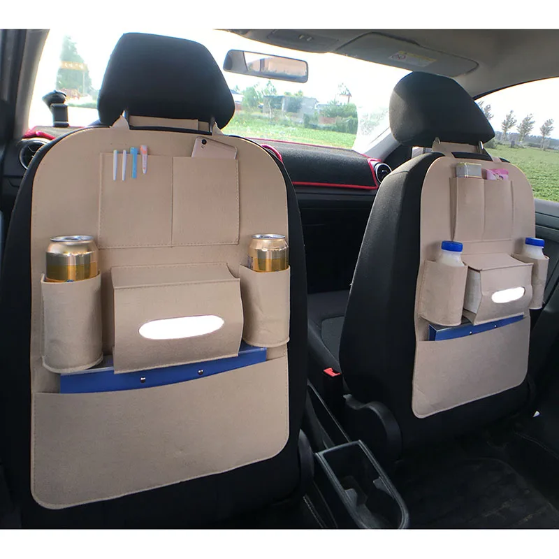2019 автомобильная сумка для хранения на заднее сиденье бутылка журнал салфетки