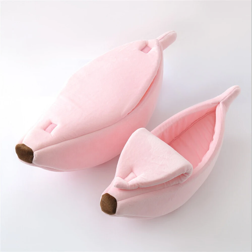 Кровать-домик для кошек и бананов удобная переносная теплая корзина домашних