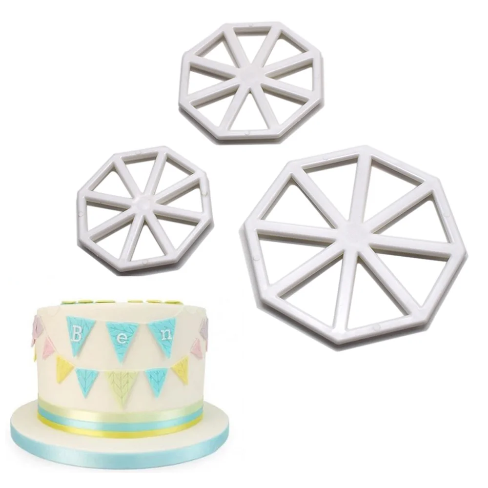 

3 шт./набор, треугольный резак для флажков