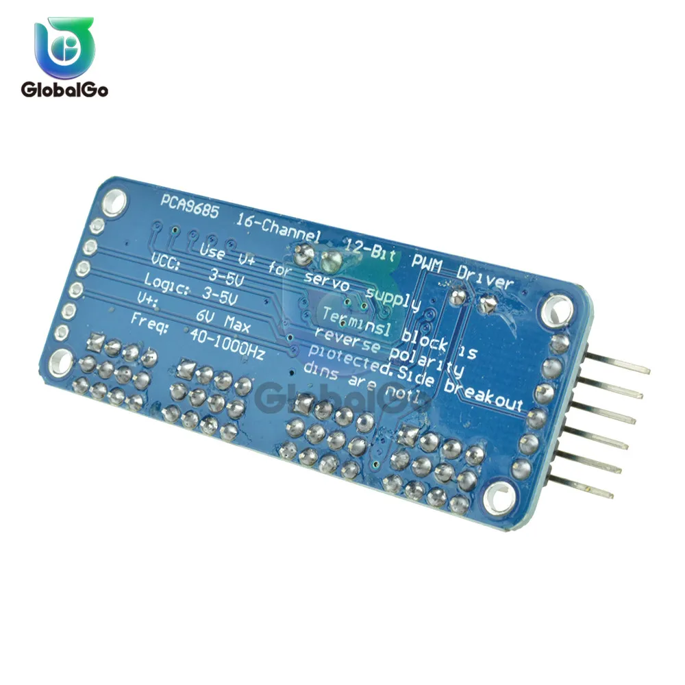 16 канал ПВМ привода 12 битная ШИМ/сервопривод I2C Интерфейс PCA9685 модуль для arduino или