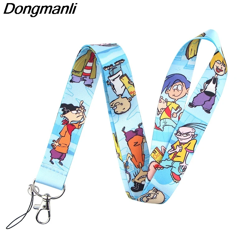 

LT716 90s Anime Neck Strap Lanyards Keychain Badge Holder ID Card Pass Hang Rope Lariat Lanyard for Key Rings Accessories