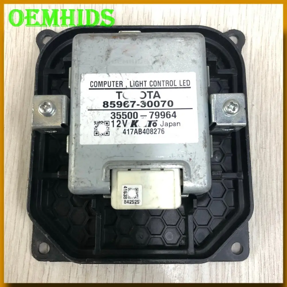 

85967-30070 OEM LED балласт используется оригинальный OEMHIDS для 13-15 GS 13-19 GX460 2012 Prius светодиодные фары блок управления 8596730070