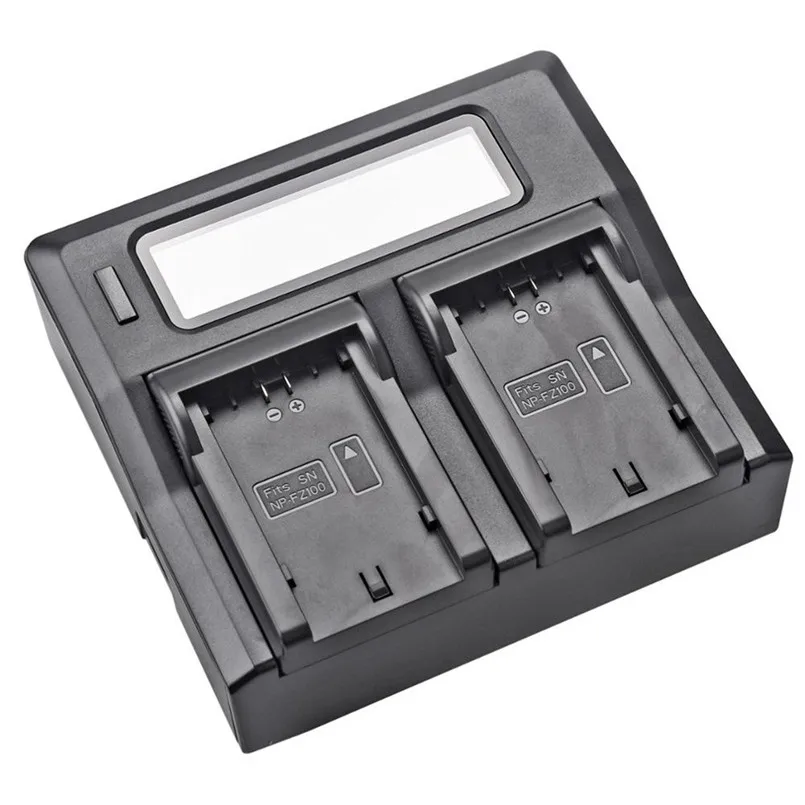 NP FZ100 Быстрая зарядка камеры быстрое двойное зарядное устройство для sony Alpha 9R A9R 9S