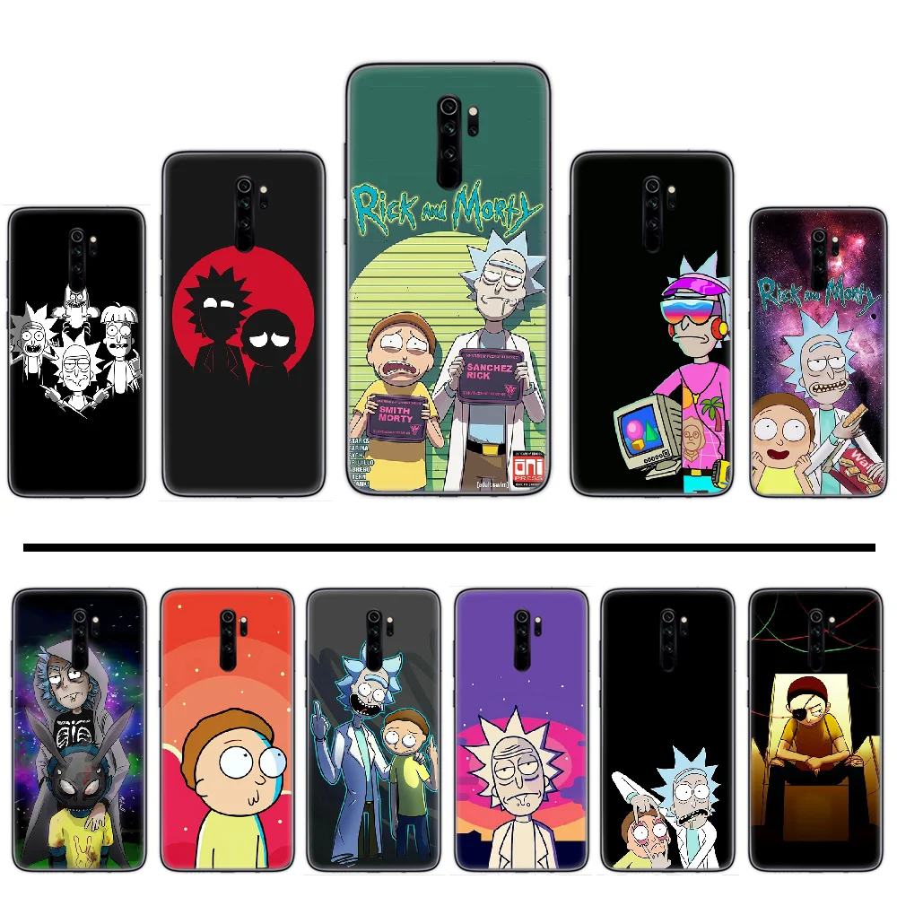 Забавный чехол для телефона Рик и Морти с героями комиксов надписями xiaomi Redmi 5 5A plus