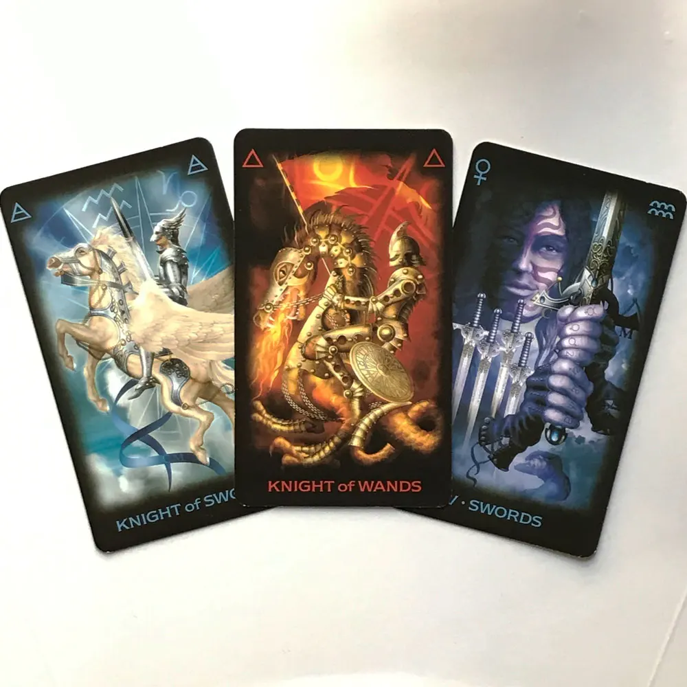 Dreams-Juego de mesa del Caballero de las monedas, juego de Tarot, adivinaci&oacute;n de Ciro Marchetti-3