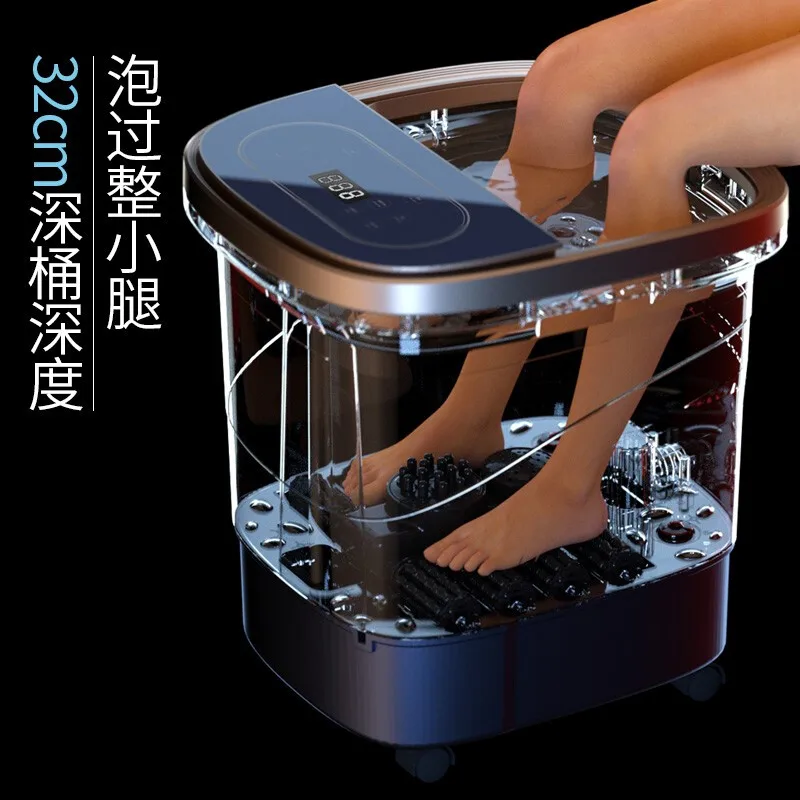 

Full automatic foot massage foot bath massage bucket heating deep bucket electric massage foot bath bucket 220V