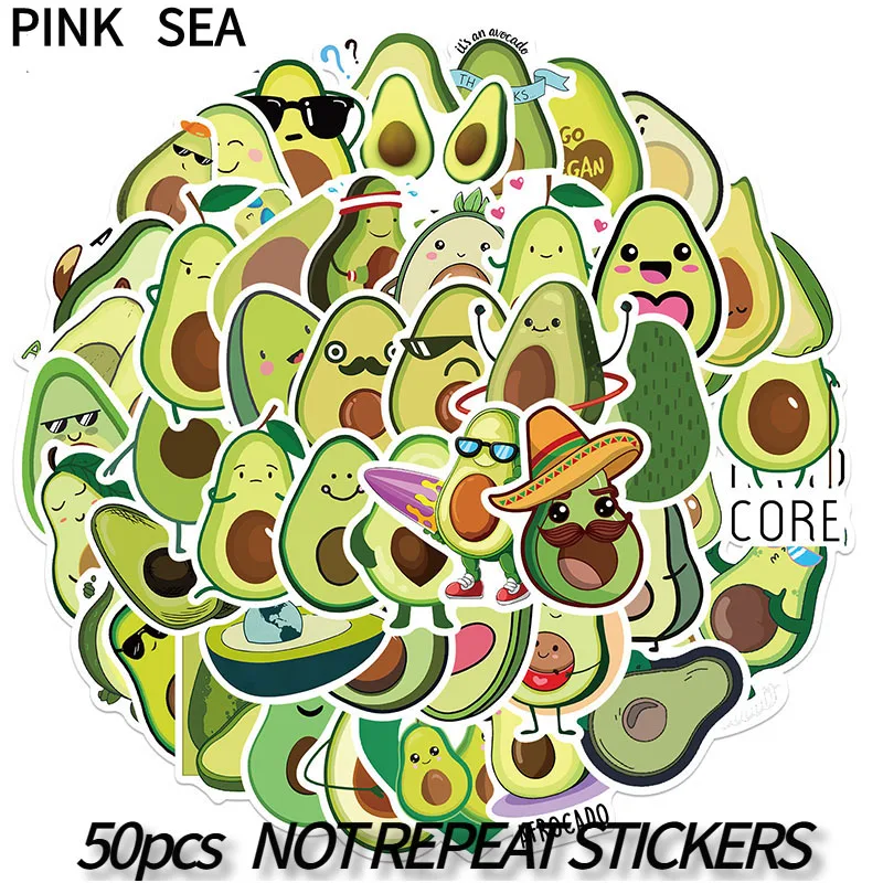 

10/30/50 шт./компл. Persea America Mill мультфильм растения граффити наклейки для телефона чехол Чехол для детей багажа Скейтборд