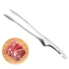 Кухонный инструмент из нержавеющей стали для приготовления салата, термостойкий пищевой зажим, щипцы для барбекю, аксессуары для гриля, пинцет, портативный