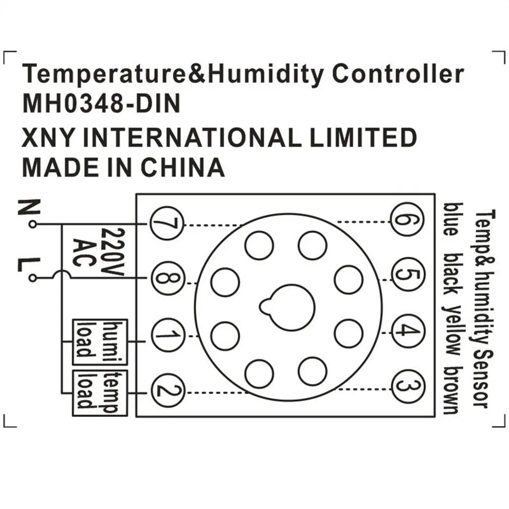 

Intelligent High-precision Digital Display Temperature And Humidity Controller 85-265V Used In Greenhouse Breeding Incubator