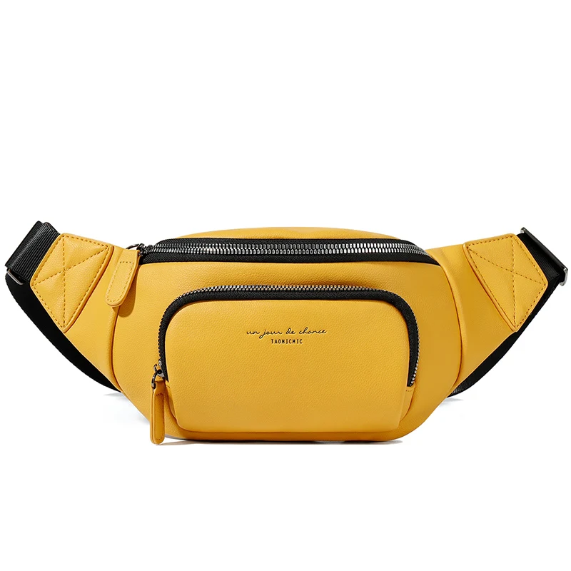 

Fashion Waist Bags Women Casual Travel Belt Crossbody Bag Women'S Chest Bag PU Leather Shoulder Messenger Bags Female Purse
