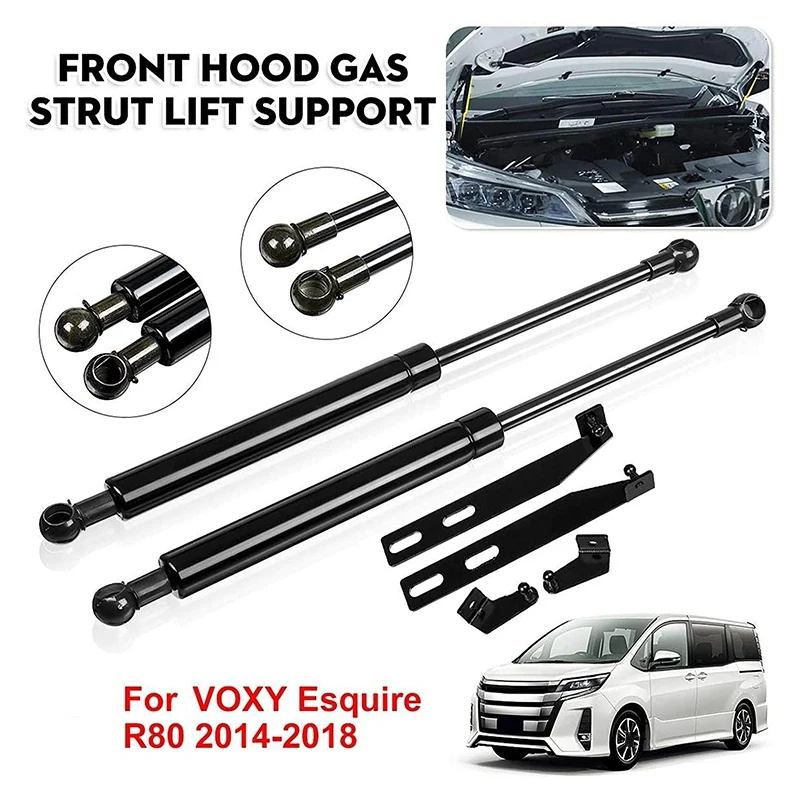 

2X Car Front Engine Cover Bonnet Hood Shock Lift Struts Bar for Toyota VOXY Esquire R80 2014 - 2018