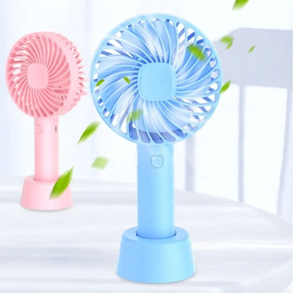 

A20 Handheld Fan USB Charging Fan Mini Fan Student Gale Silent Three-speed Adjustment Desk Table Fan With Base