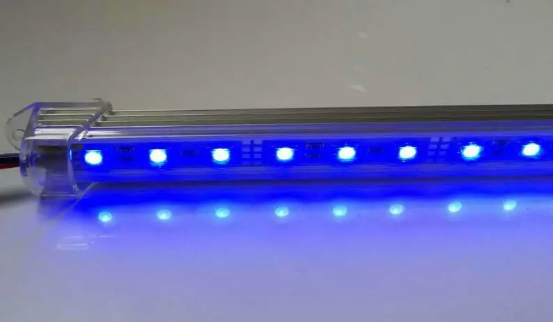 5050 SMD светодиодный Жесткий полосы 36 светодиодный S RGB 12V DC 50 см/шт. с 4-контактным белым разъемом светодиодный бар свет под освещением шкафа