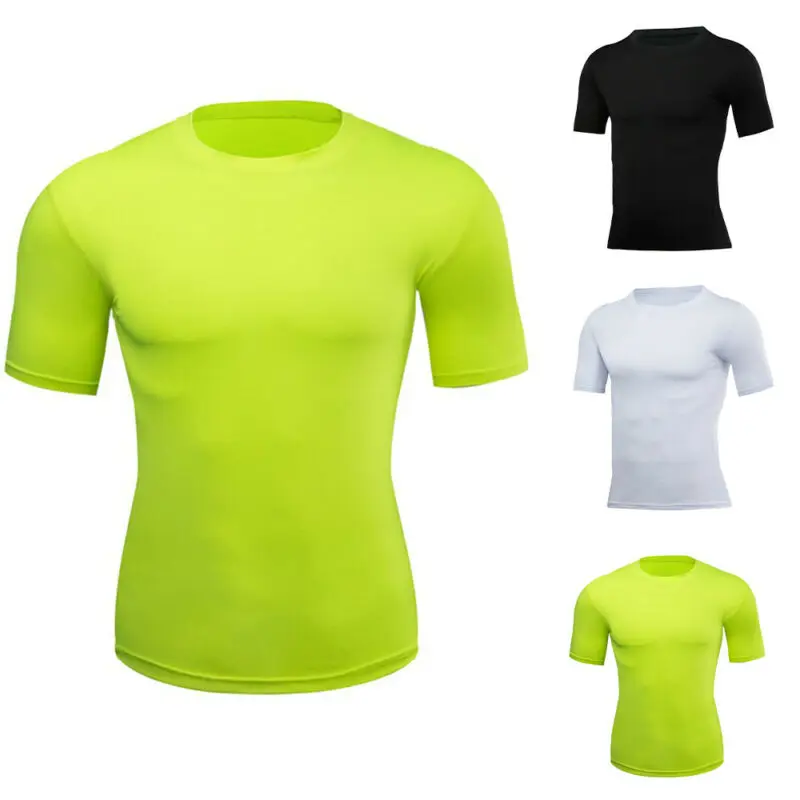 

Mens Breathable T Shirt Wicking Cool Running Gym Tee Tops Sports Casual Blouse