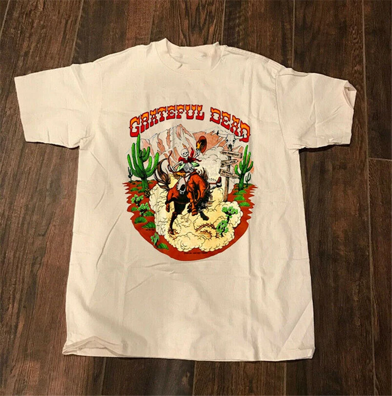 Редкий! Футболка Grateful Dead 1991 Summer Tour 91'S серии Fine And Company! Настоящий повседневные