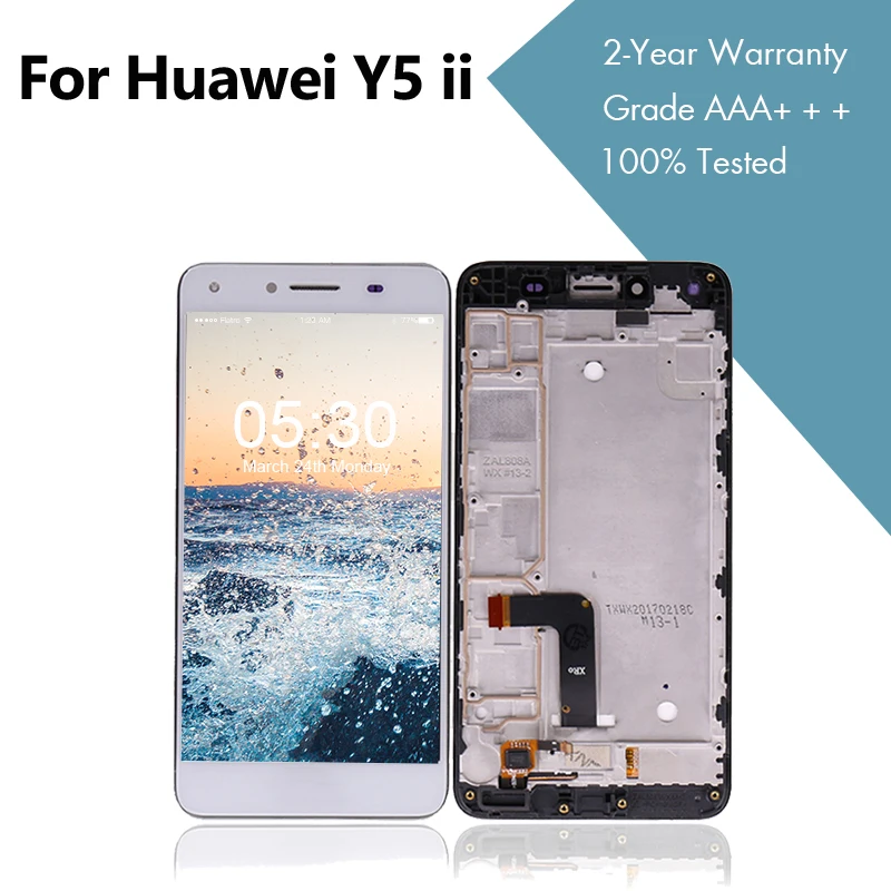 Для huawei Y5II Y5 II CUN U29 ЖК дисплей сенсорный дигитайзер в сборе с рамкой панель для