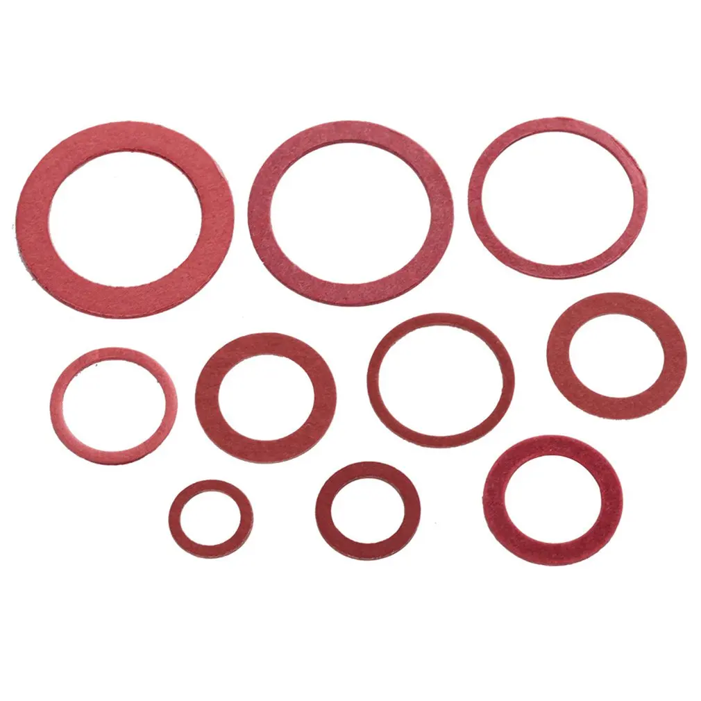 

141Pcs/set Sanitary Washer O-Ring Flat Seal Sanitary Seal Rubber Washer Corrosion Resistance Plumbing Gaskets