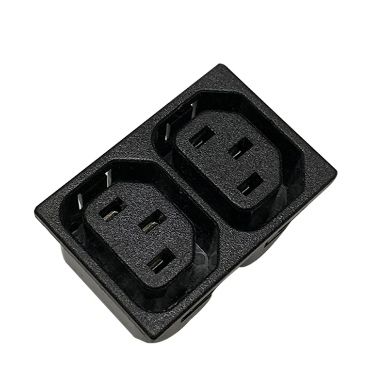 Шасси гнездовой 3 контактный два в одном IEC320 C13 C14 AC встроенный разъем адаптер