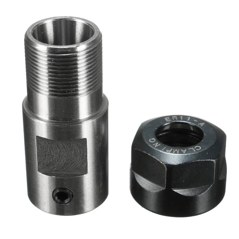 

1 шт. Удлинительный стержень ER11A с гайкой 1/4 дюйма 6,35 мм для точного фрезерного станка с ЧПУ, держатель патрона с пружиной