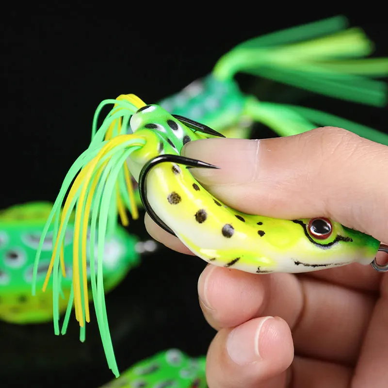 

Artificial Bait for Fishing Lure 5pcs Set Wobblers Rattling Soft Lure Silicone Jigging Frog Lure Bait Freshwater Balancers