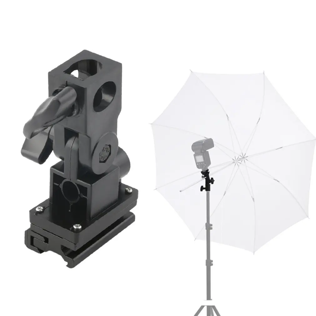 FU-SOB Universal B Type Multifunction Holder LED Flashlight Umbrella Swivel Light Stand Bracket For Camera | Электроника