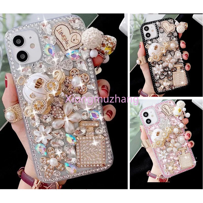 

Bling Luxury Rhinestone Diamond Case For Oneplus Nord CE/N200/N100/N10 for Oneplus 9 9 Pro 8 8 Pro 8T 7 7T 6 Crystal Phone Cover
