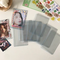 10 pcs hard rubber sleeve capacity cards holder binders albums for 6491mm cover book sleeve holder photo albums