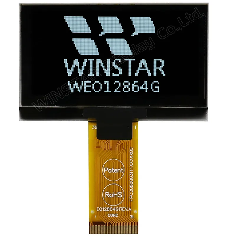 WEO012864GWAP3N00F00 Winstar 2 42 дюйма органический светодиодный графический дисплей 128x64 COG