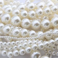 3 14 mm5 600pcs imitation pearls round loose beads making exquisite jewelry bracelets pendants diy crafting handmade gifts