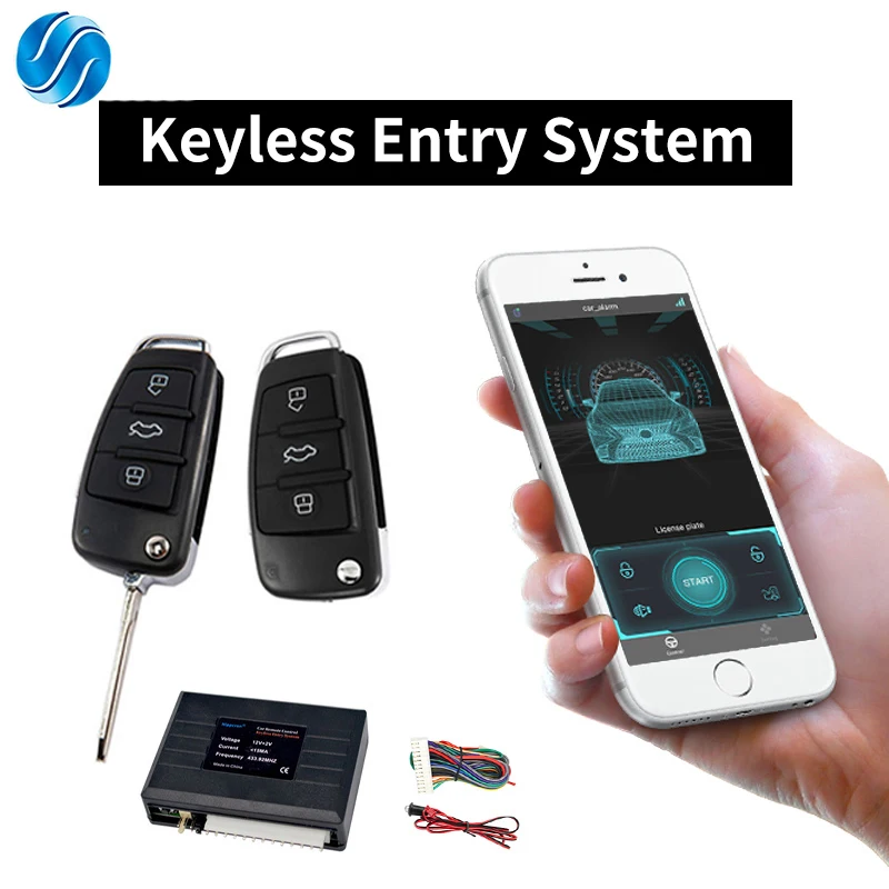 

Универсальная автомобильная сигнализация s автомобильный комплект дистанционного центрального управления, дверной замок, безключевое при...